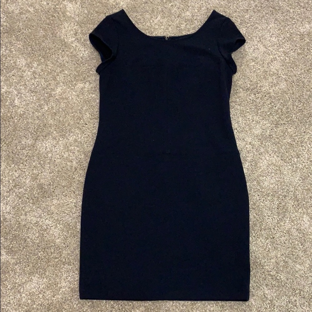 Navy Banana Republic dress